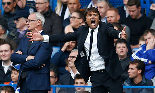 Conte hài lòng với những đổi thay tích cực của đội nhà sau khi ông thay đổi chiến thuật, chuyển sang đá theo hệ thống 3-4-3. Ảnh: Reuters.