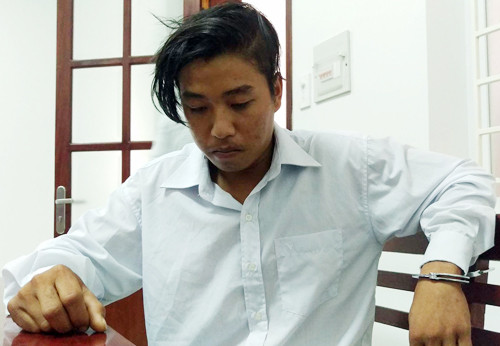 Nghi phạm giết vợ con Trưởng ban dân vận huyện Châu Đức (Bà Rịa - Vũng Tàu) bị bắt sau 36 giờ gây án. Ảnh: Phước Tuấn
