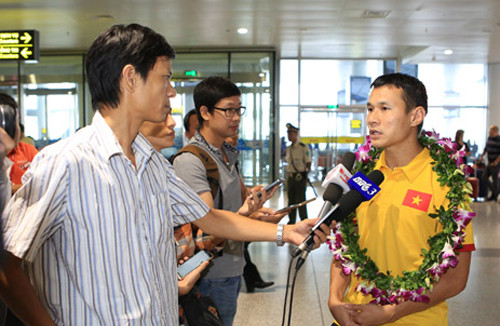 Bảo Quân cho hay dự Futsal FIFA World Cup là giấc mơ thành sự thực với anh và các đồng đội. Ảnh: BDP.