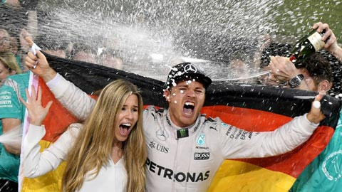Với Rosberg, Vivian không chỉ là hậu phương vững chắc mà còn là một “thần tài” đặc biệt.