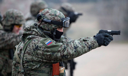 Thành viên lực lượng đặc nhiệm Nga