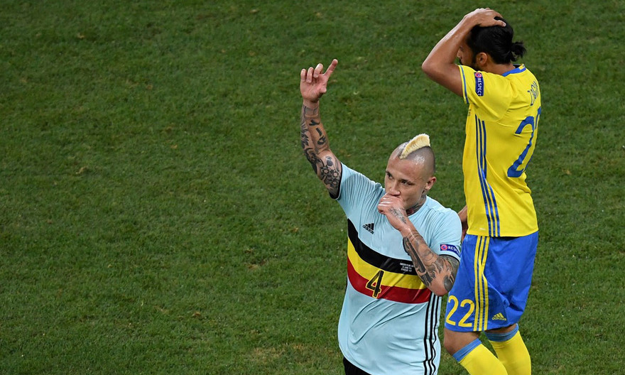 Nainggolan giúp Bỉ giành trọn 3 điểm từ tay Thụy Điển ở loạt trận sáng nay.