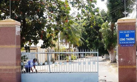 Sở Công thương Bình Thuận.