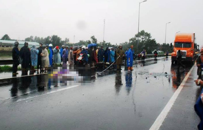 Hiện trường vụ tai nạn