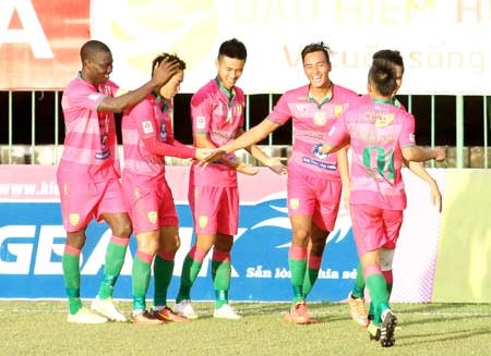 Đồng Tháp sớm nói lời chia tay V.League. Ảnh; Sài Gòn Giải phóng Thể thao.