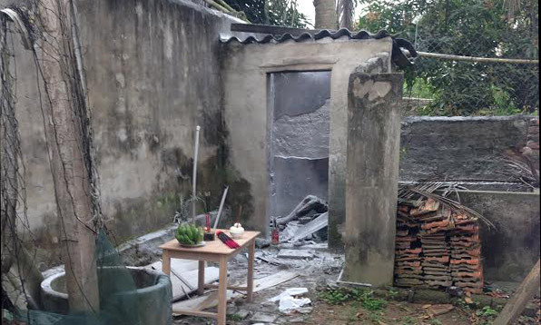 Nơi phát hiện thi thể anh P.V.Đ. 