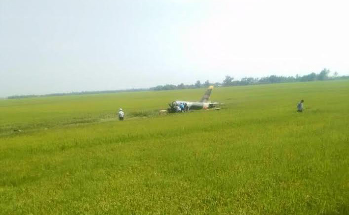 Hiện trường vụ việc. Ảnh FB Thái Trung Châu.