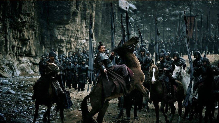 Tạo hình nhân vật Lưu Bị trên phim.