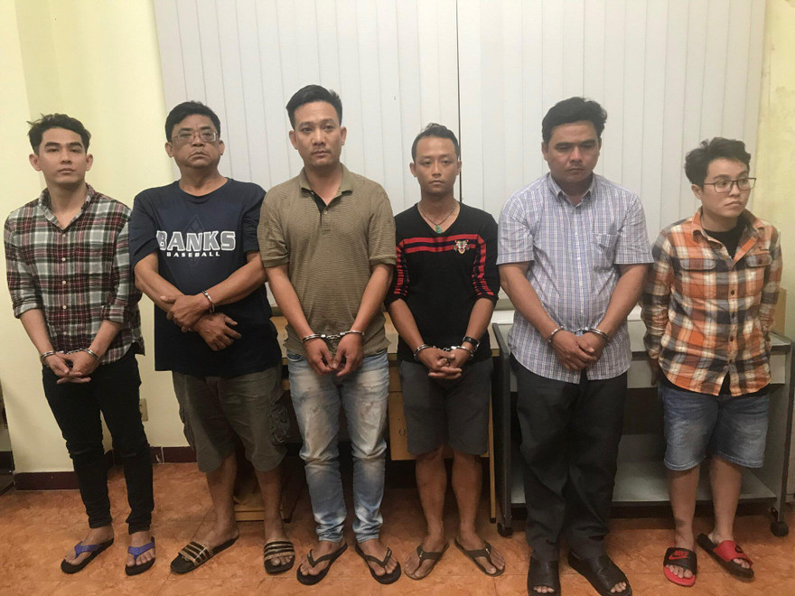 Một số đối tượng trong đường dây bị bắt.