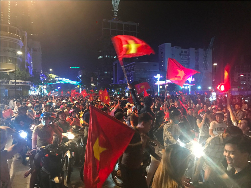 Chiến thắng của tuyển U23 Việt Nam khiến người hâm mộ vô cùng vui mừng.