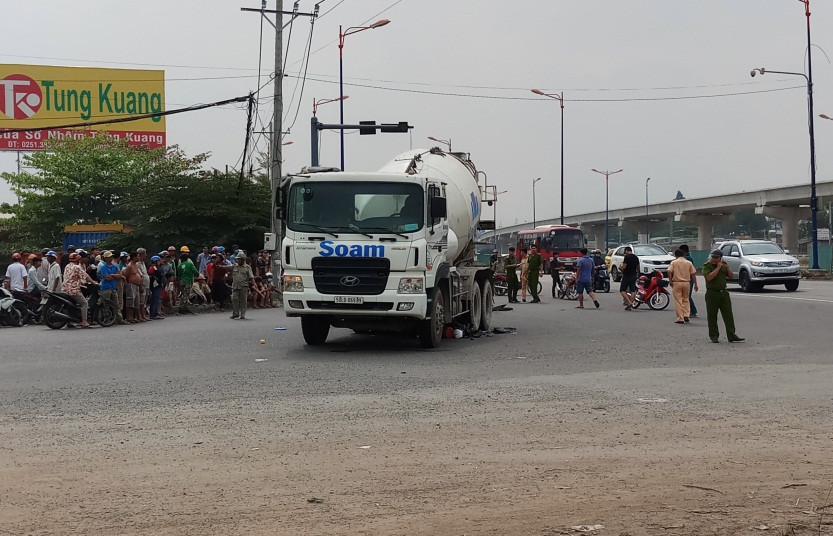 Hiện trường tai nạn.