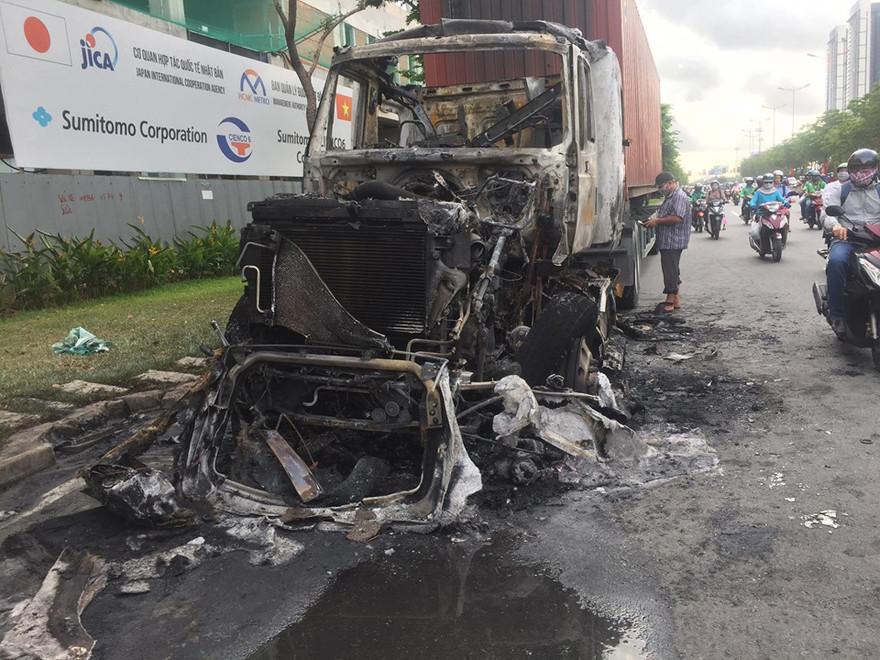 Hiện trường vụ việc.