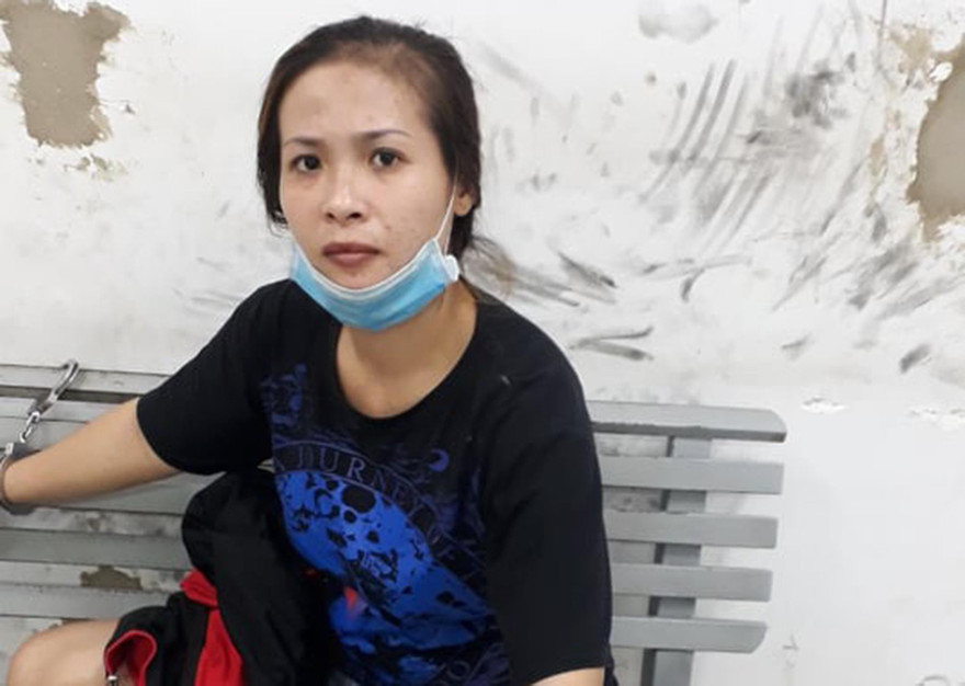 Mỹ tại cơ quan Công an.