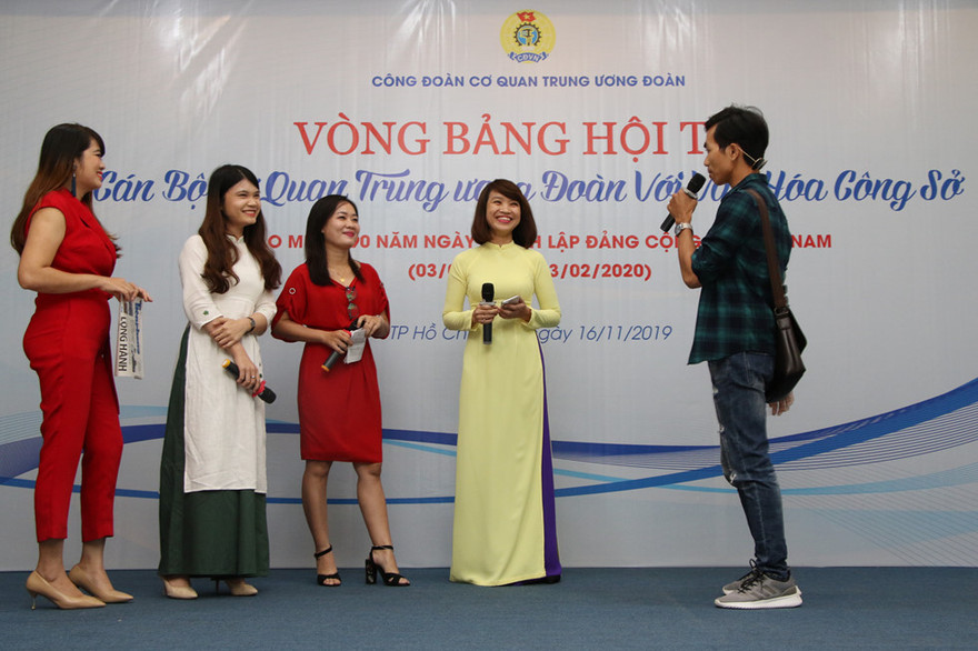 Vui tươi hội thi Văn hóa công sở Cơ quan T.Ư Đoàn 