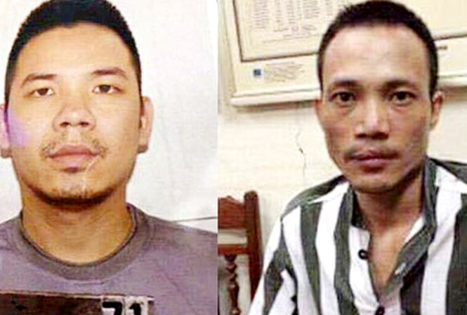 Chân dung 2 tử tù Thọ sứt và Nguyễn Văn Tình.