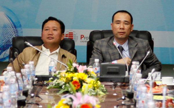 Trịnh Xuân Thanh (trái) và Vũ Đức Thuận (phải).