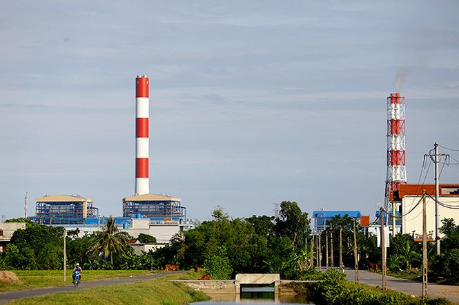 Dự án Nhà máy Nhiệt điện Thái Bình 2. Ảnh: Phạm Tuyên.