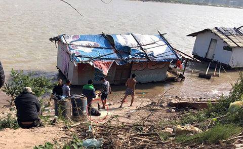 Khu vực phát hiện thi thể đang phân hủy ở phường Ngọc Thụy (Long Biên, Hà Nội).