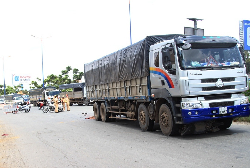 Hiện trường tai nạn.