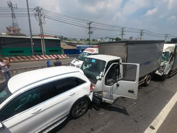 Hiện trường tai nạn.