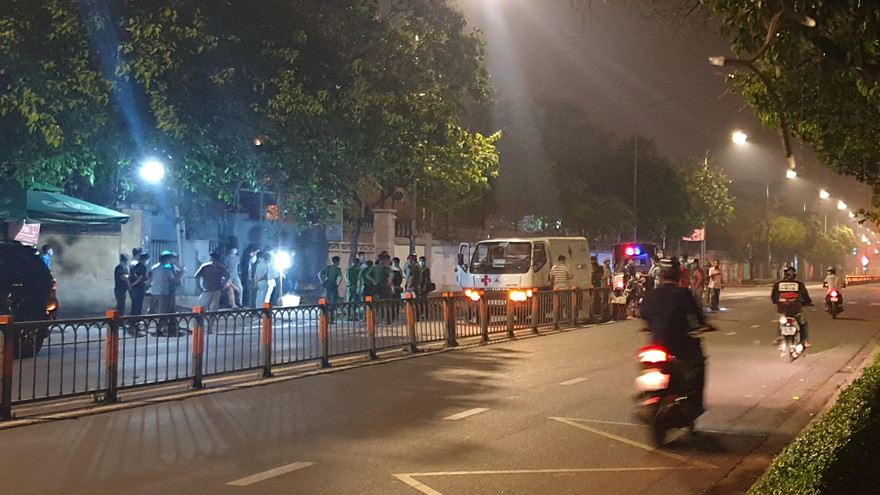 Hiện trường vụ việc.