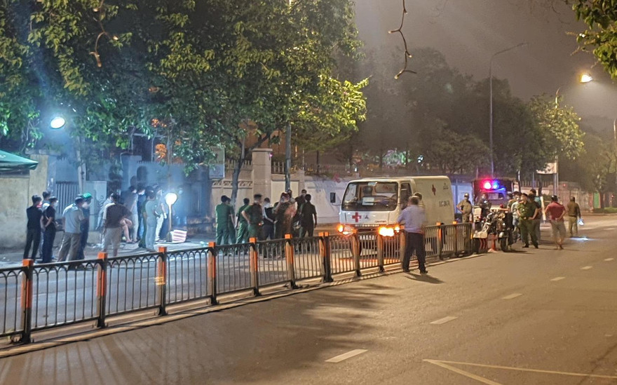 Hiện trường vụ việc.