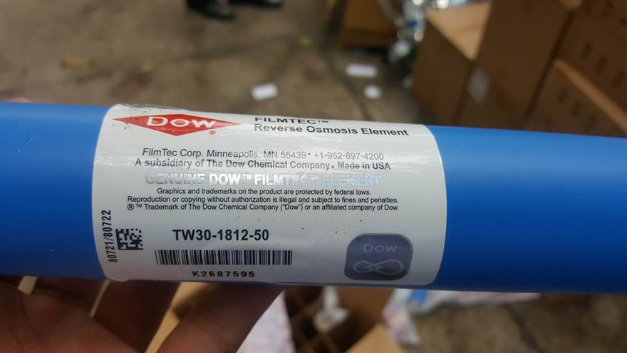 Màng lọc nước RO giả. 