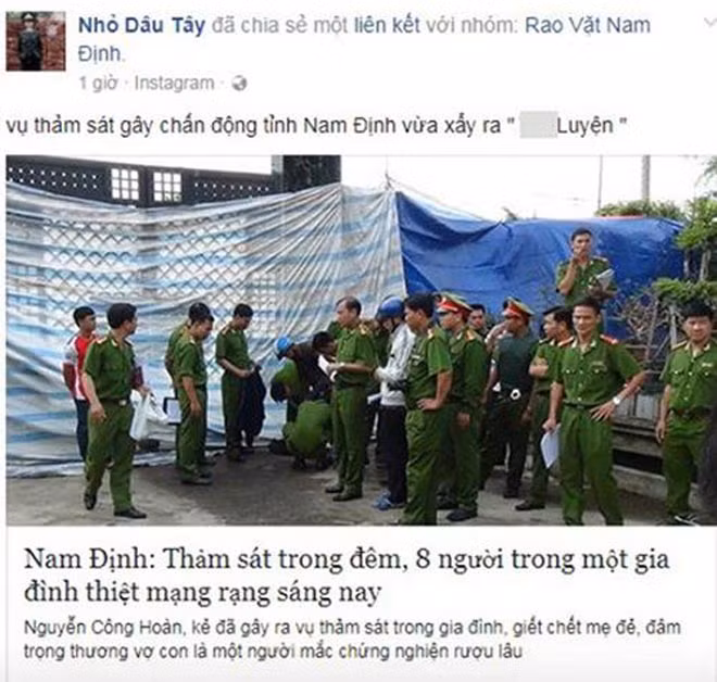 Kẻ tung tin “thảm án 8 người chết ở Nam Định” khai gì?