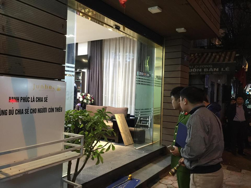 Công an điều tra vụ nổ súng tại phố Phan Bội Châu