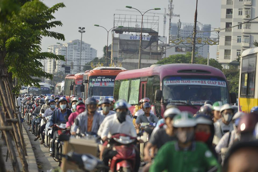 Các cửa ngõ thủ đô đều ùn tắc ngày đầu nghỉ lễ Quốc khánh 2/9