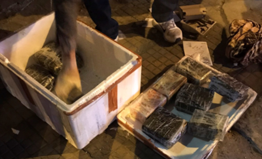 Lượng lớn ma tuý bị thu giữ.