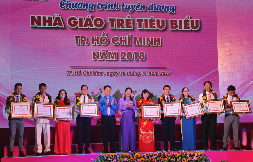 Thành đoàn TPHCM vinh danh 248 nhà giáo trẻ tiêu biểu