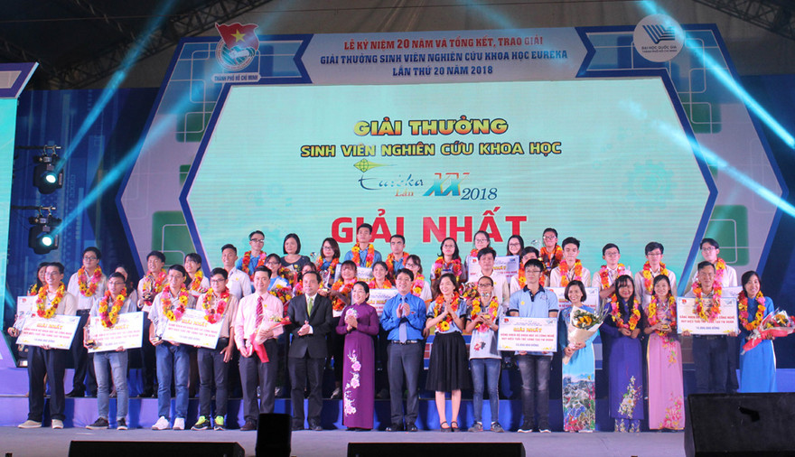 Kỷ niệm 20 năm Giải thưởng Sinh viên Nghiên cứu khoa học Euréka 