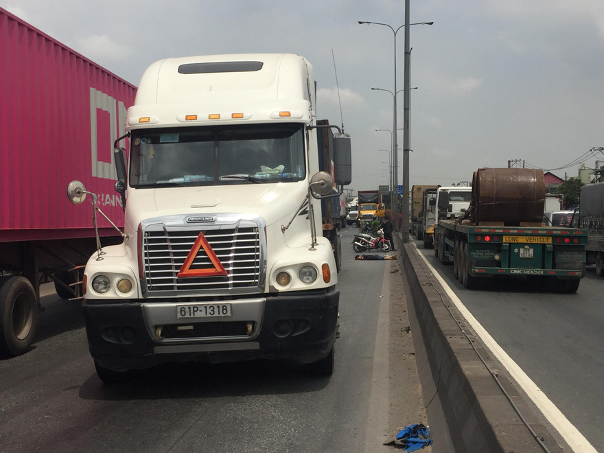 Hiện trường tai nạn.