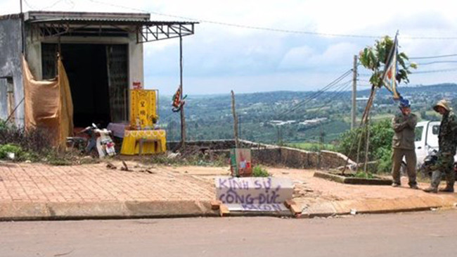 Nhà ông Thành, nơi ông Sơn đã trút hơi thở cuối cùng - Ảnh: Vĩ Đồng
