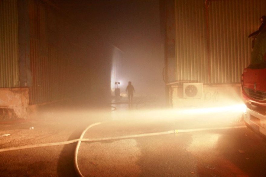 Hiện trường vụ cháy.