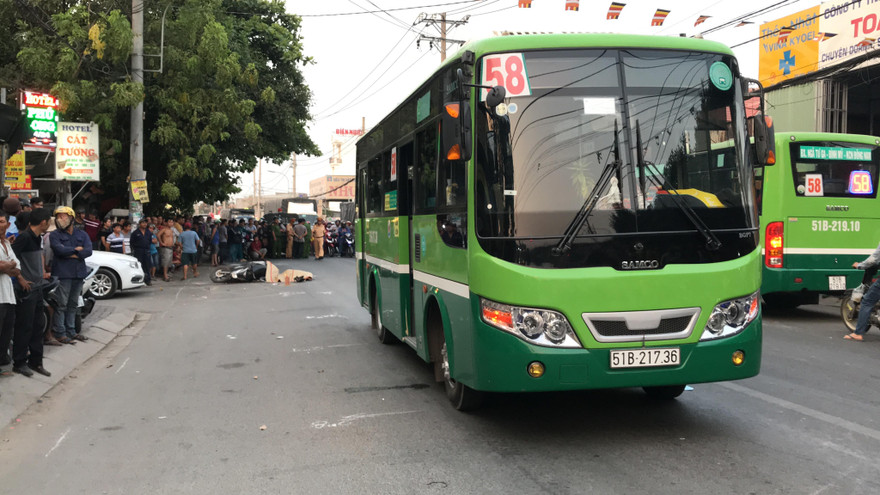 Hiện trường vụ tai nạn.