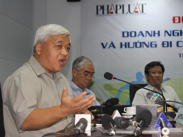 "Bầu" Kiên trong một sự kiện tháng 9/2011. (Ảnh: Quang Nhựt/TTXVN)