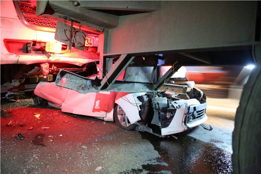 Hiện trường tai nạn.