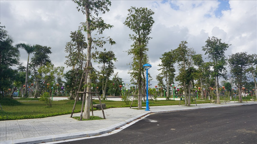 Một góc trong dự án Khu đô thị mới thị trấn Xuân An. Ảnh: Lao Động