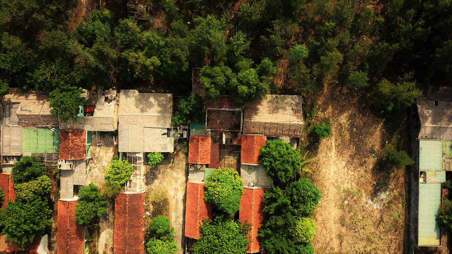 Cảnh hoang tàn ở khu du lịch biển Xuân Thành 