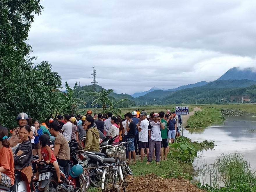 Hiện trường nơi xảy ra sự việc.