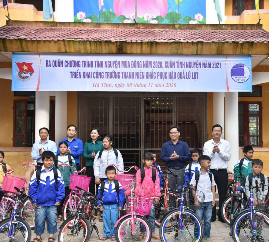 Thanh niên Hà Tĩnh ra quân ‘Tình nguyện mùa Đông 2020, Xuân tình nguyện 2021’