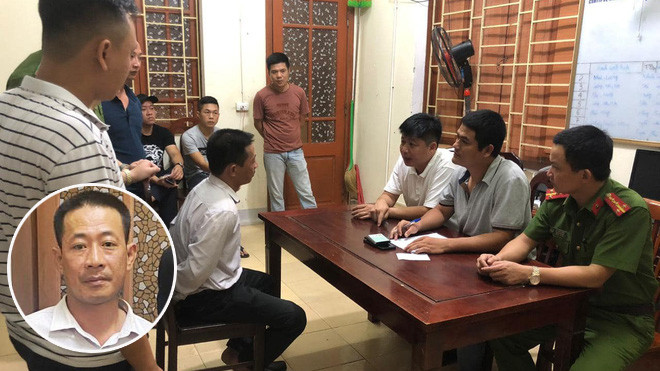 Hải bị bắt giữ sau khi gây án.