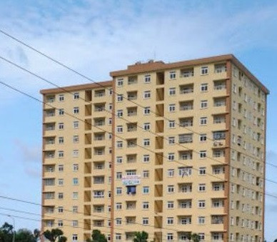 Khu chung cư Lũng Lô (phường Vinh Tân, TP.Vinh), nơi xảy ra vụ nổ lớn