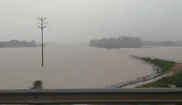 Nghệ An mưa xối xả, nước ngập trắng đồng