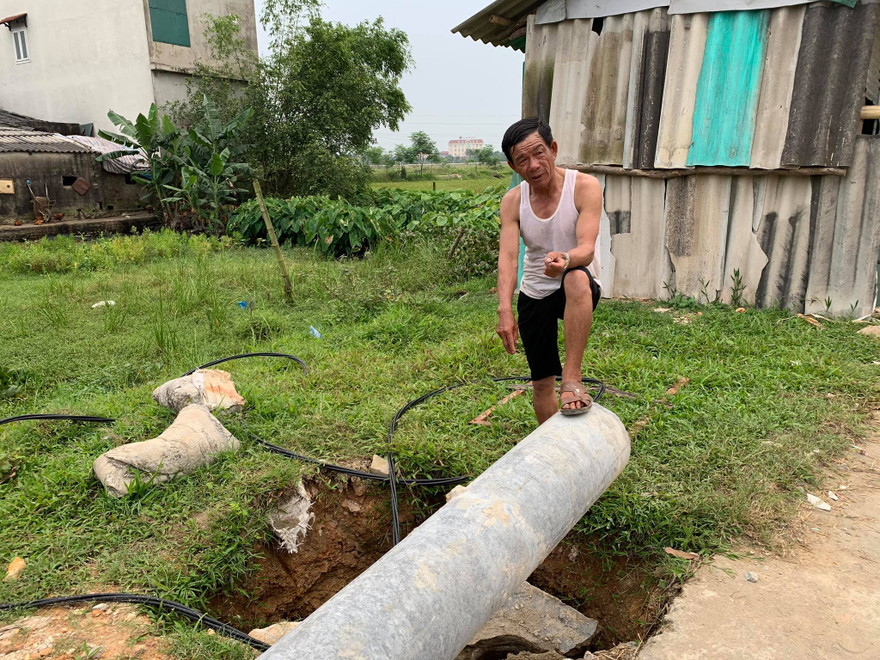 Tỉnh Hà Tĩnh chỉ đạo làm rõ vụ cột điện đổ đè chết người