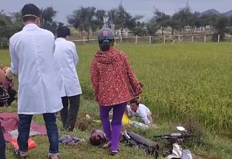 Hiện trường nơi xảy ra sự việc.