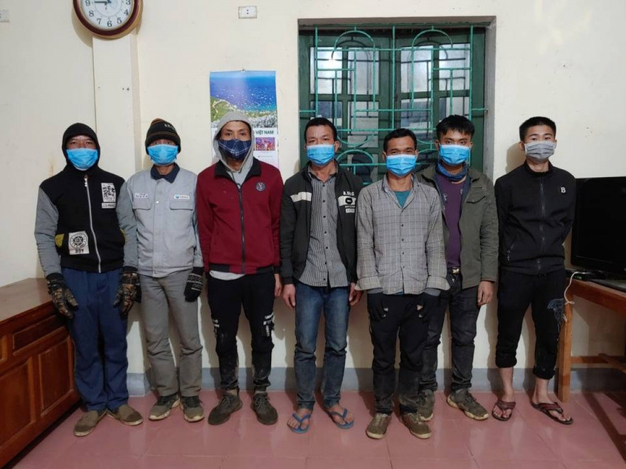 7 người nhập cảnh trái phép được phát hiện.