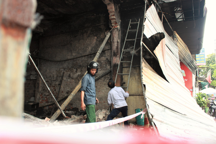 Hiện trường vụ cháy khiến hai ông cháu tử vong ở Hà Tĩnh